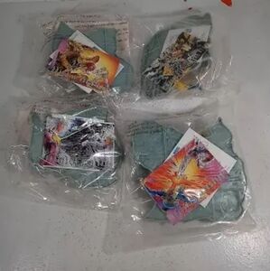 X-MEN BATTLE FIGURE SET 1995 Hardees Exclusive Vtg Promo Complete Set Sealed